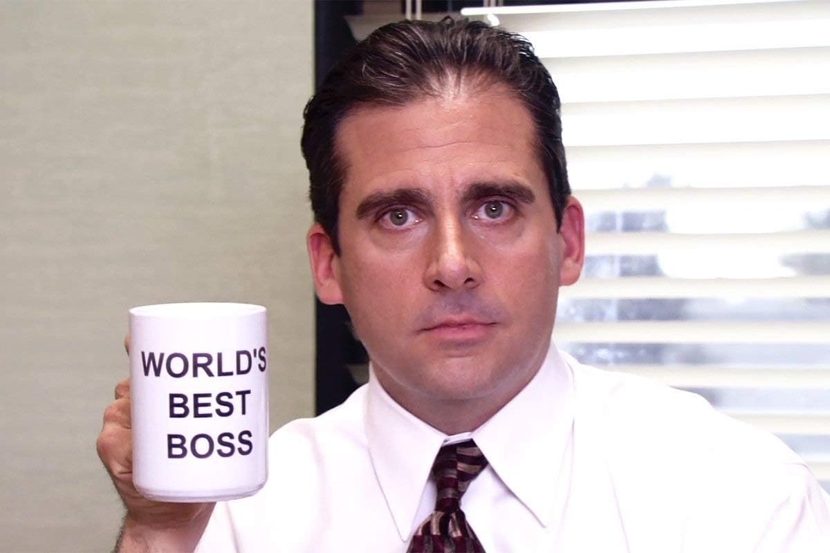 World's Best Boss Coffee Mug, Funny Office Gift for Boss Male Female, Boss Day Birthday Christmas Gift from Coworkers Employees
