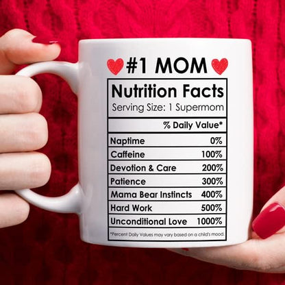 Mom And Dad Coffee Mug Set, Gift for Parents from Daughter Son Kids Birthday Anniversary Christmas Gift