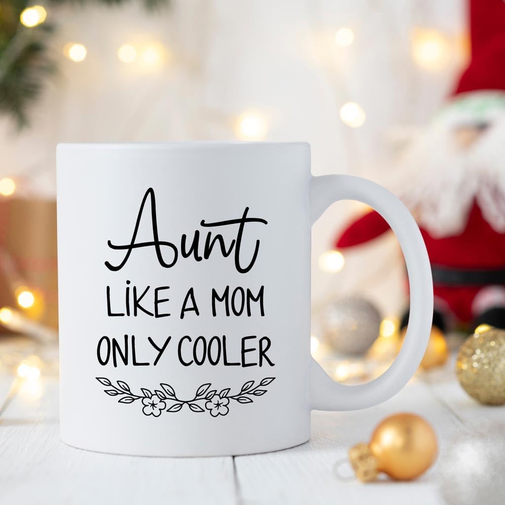 Best Aunt Ever Coffee Mug Funny Gift for Aunt from Niece Nephew Birthday Christmas Gift Idea