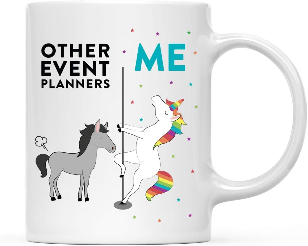 Other Event Planners Me Funny Coffee Mug, Unicorn Event Planner Humor Gift, Birthday Christmas Gift for Planner Coworker Friend