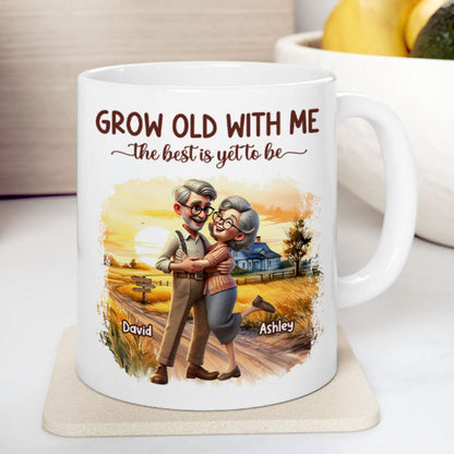 I Had You And You Had Me Happy Old Couple Personalized Mug, Anniversary For Him, For Her, Husband, Wife