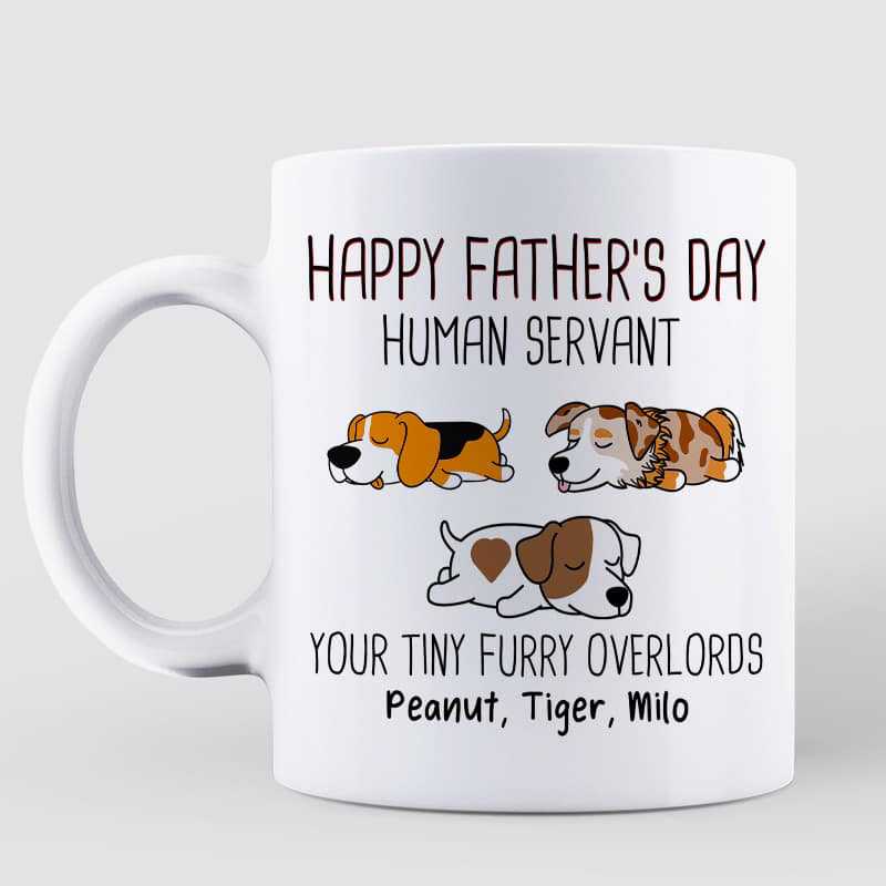 Sleeping Dogs Happy Father's Day Personalized Mug