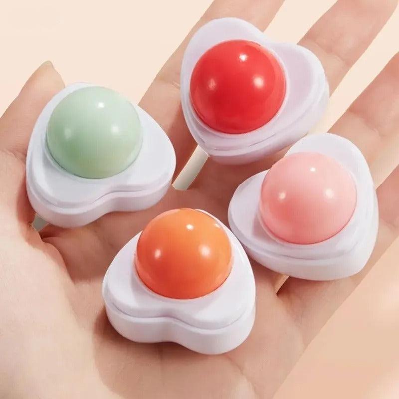 Fruit Flavor Lip Balm - Moisturizing & Portable Lip Care Small Pudding Balm