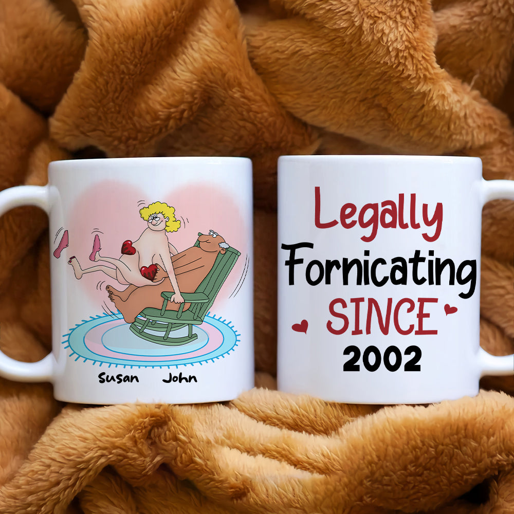 Personalized Naughty Couple Mug, Gift For Couples