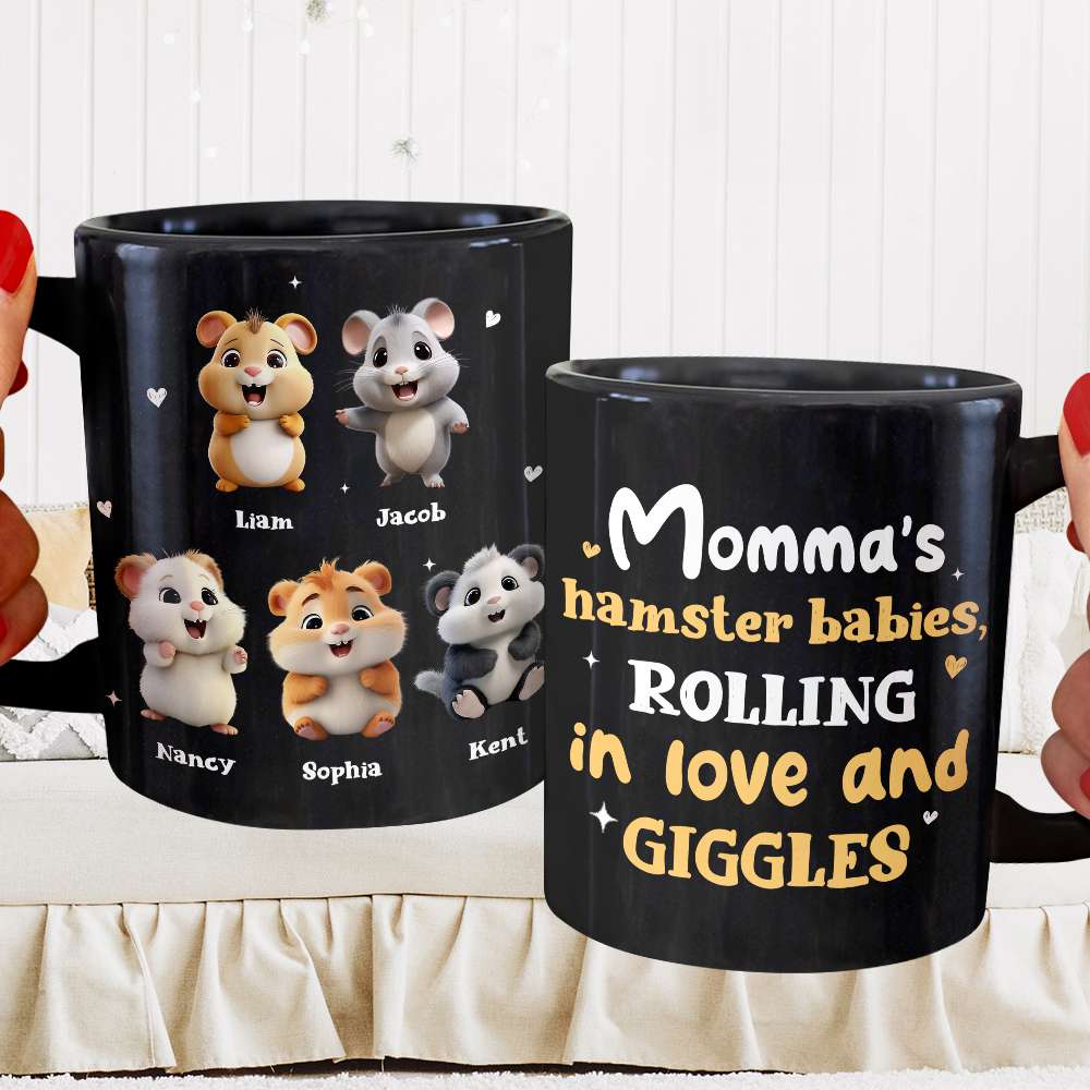 Personalized Gifts For Mom Coffee Mug Momma's Hamster Babies