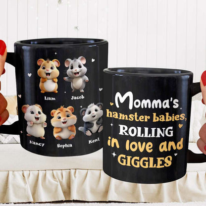 Personalized Gifts For Mom Coffee Mug Momma's Hamster Babies