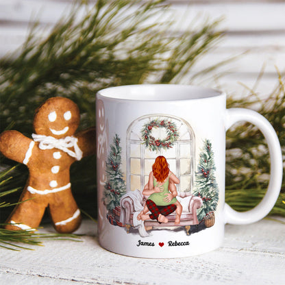 I Like You How I Like My Coffee, Couple Gift, Personalized Accent Mug, Funny Couple Mug, Christmas Gift