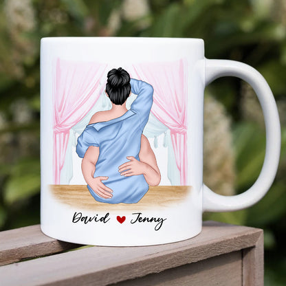 Personalized Couple Mug, I Want Bang You On The Coffee Table