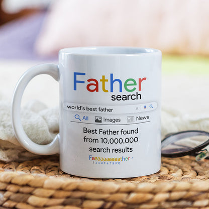 The Best Father Search Personalized Coffee Mug DR-WHM-04dnpo150523