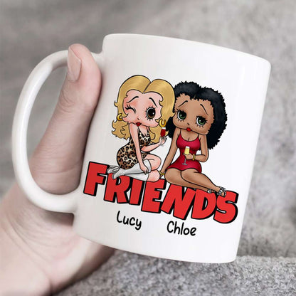 Friends, Gift For Best Friends, Personalized Mug, Bestie Drinking Mug 04HUHN050823HH