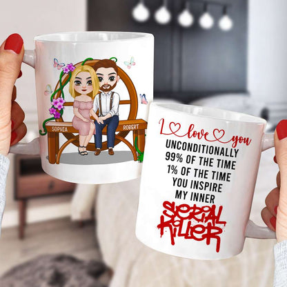 Couple Wedding Anniversary, Couple Happy Day White Mug