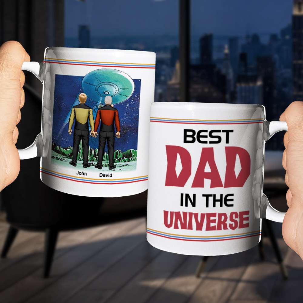 Space Best Dad In The Universe Personalized Coffee Mug DR-WHM-05dnhn190523hh