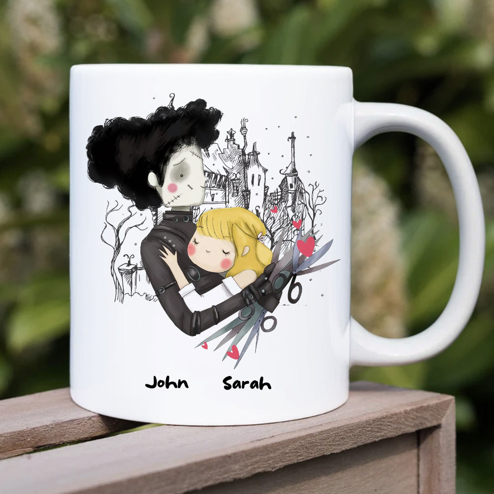 Everything Has Beauty And I See It In You, Personalized Horror Couple Mug