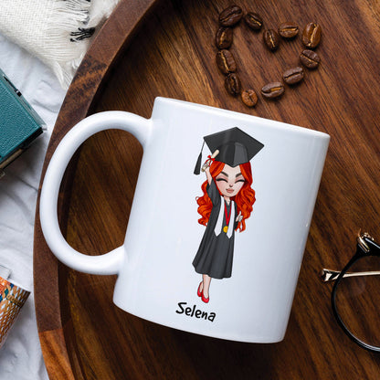 Personalized Graduation White Mug - I Trust The Next Chapter