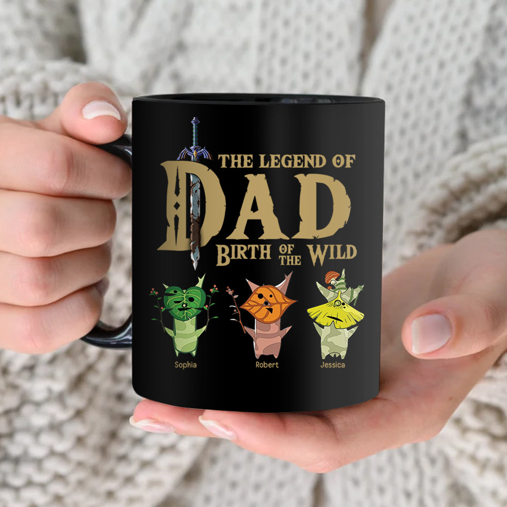 The Legend Of Dad 04NAQN300523 Personalized Coffee Black Mug