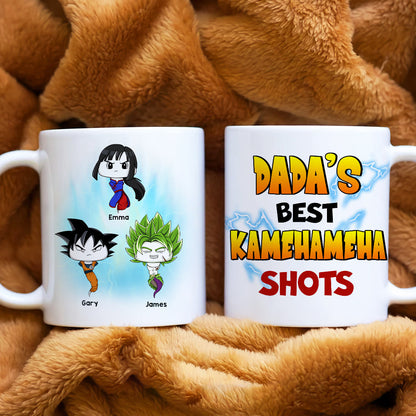 Dada's Best Shots, Gift For Dad, Personalized Mug, Funny Sperm Kids Mug 04TOHN140923HA 081123
