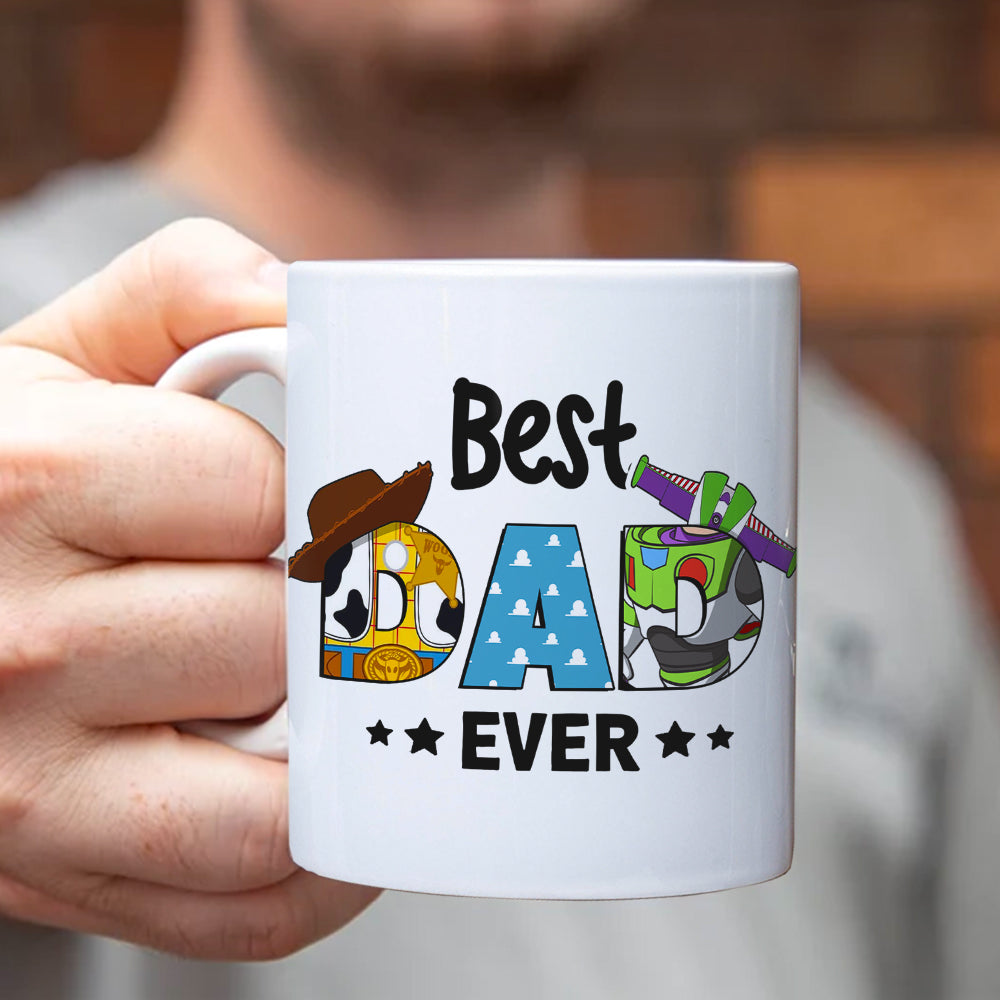Best Dad Ever, Personalized Mug, Gift For Dads, Father's Day Gift, 04hutn170523ha