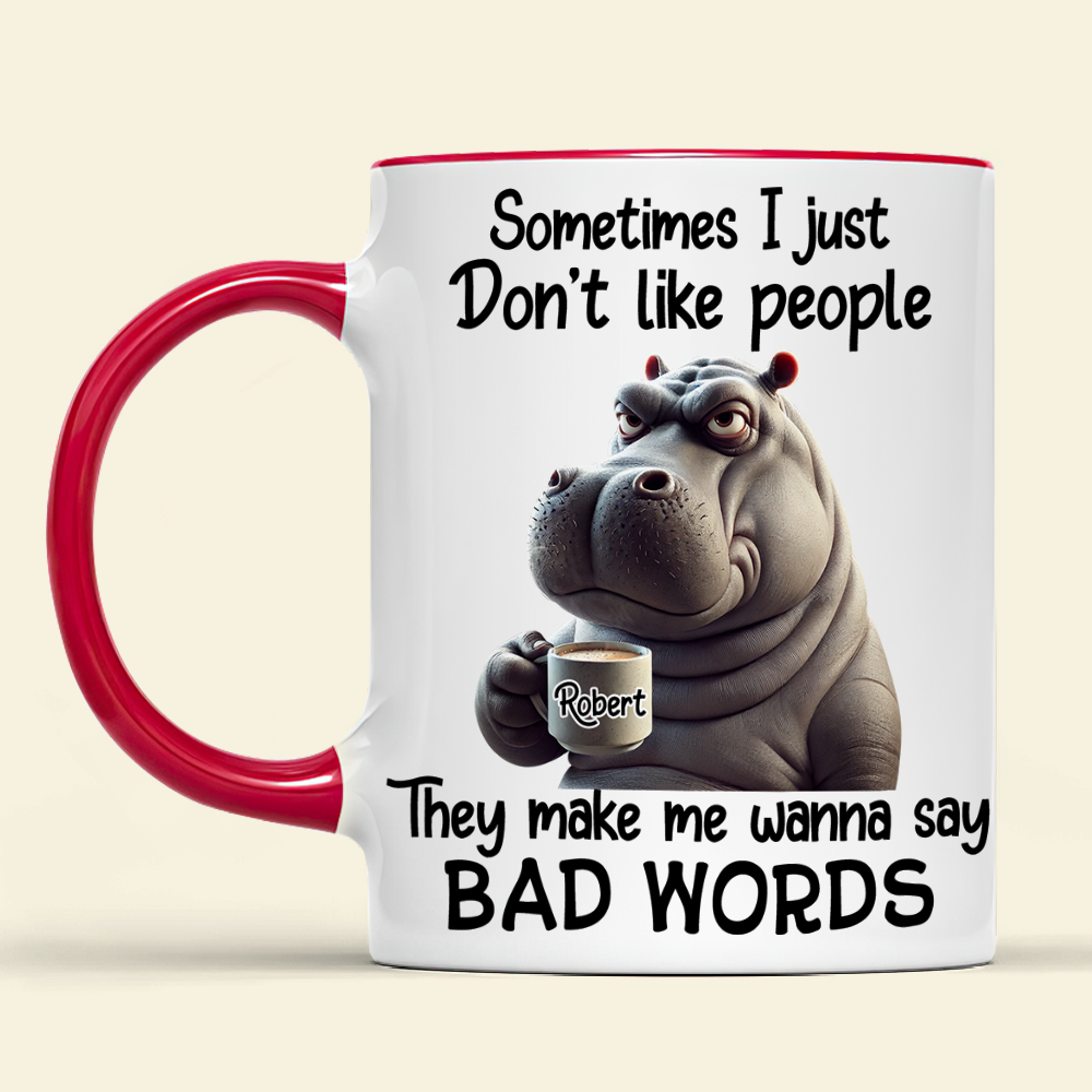Personalized Gifts For Coworker Coffee Mug Bad Words 03xqpu150125