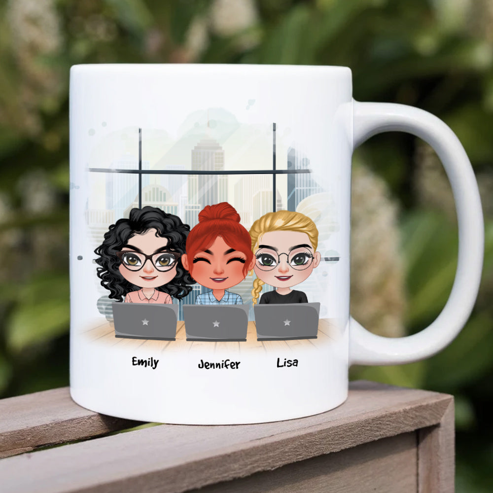 Chance Made Us Coworkers, Gift For Coworkers, Personalized Mug, Coworker Friends Mug