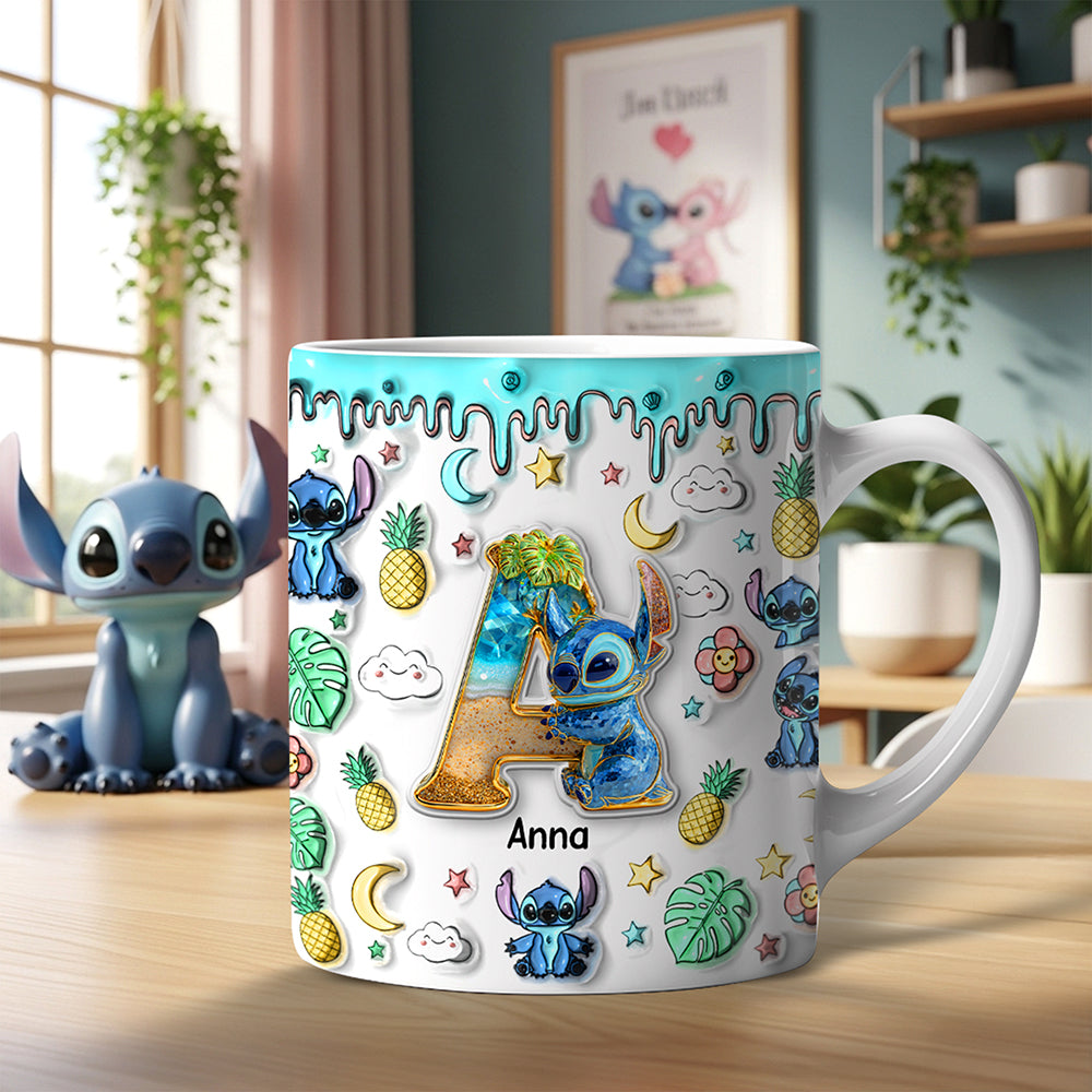 Custom Alphabet Letter Coffee Mug - Personalized Gifts for Cute Monsters 01tgqn110625