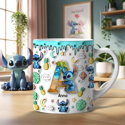 Custom Alphabet Letter Coffee Mug - Personalized Gifts for Cute Monsters 01tgqn110625