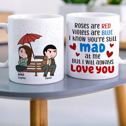 I Will Always Love You- Gift For Couple-Personalized Coffee Mug- Couple Coffee Mug