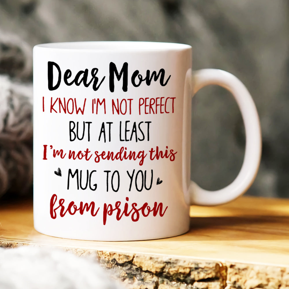 Dear Mom, Gift For Mom, Personalized Mug, Mom And Kid Mug, Mother's Day Gift