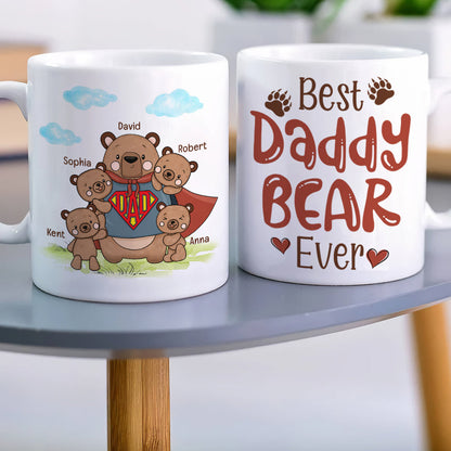 Bear Dad DR-WHM-03NAQN250423HA Personalized Coffee Mug