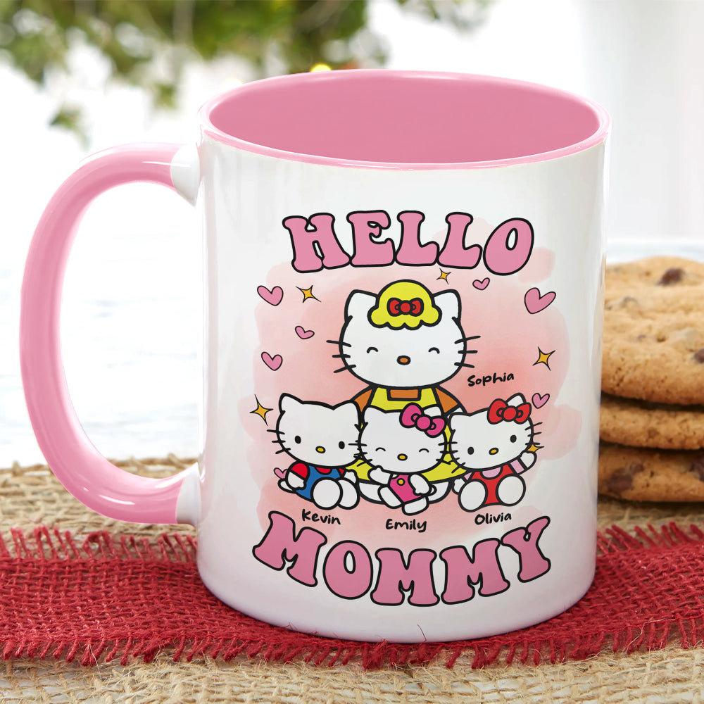 Personalized Gifts For Mom Coffee Mug Hello Mommy 03KADT040324