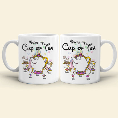 You're My Cup Of Tea Personalized Mom Mug Gift For Family
