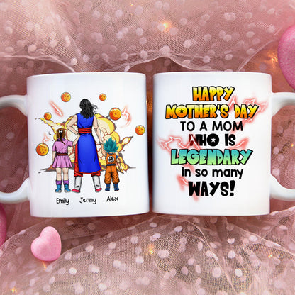 Personalized Gifts For Mom Coffee Mug Happy Mother's Day To A Mom Who Is Legendary In So Many Ways 03KAHN140324HH