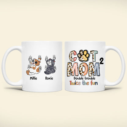 Personalized Gifts For Cat Mom Coffee Mug 04QHDT230324 Mother's Day