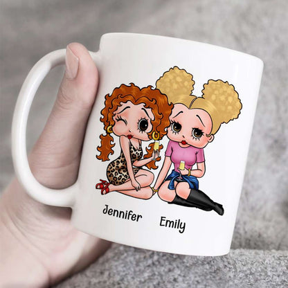 We're Not Sugar And Spice, Gift For Besties, Personalized Mug, Best Friends Drinking Mug 01QHHN270723HH