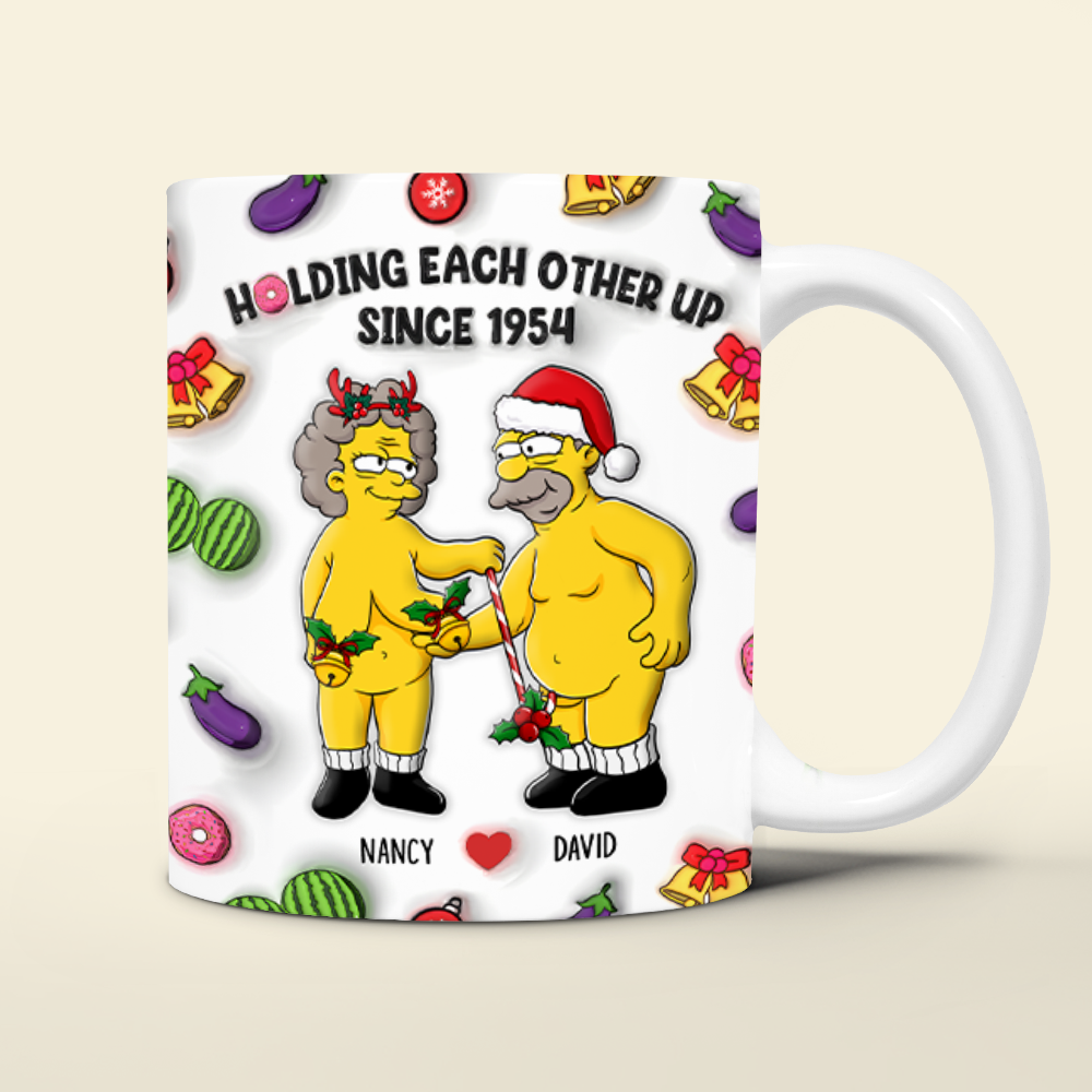 Personalized Christmas Gifts For Naughty Old Couple Inflated Mug 02kapu091024pa