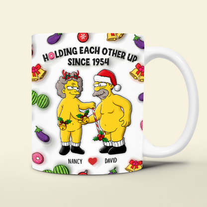 Personalized Christmas Gifts For Naughty Old Couple Inflated Mug 02kapu091024pa