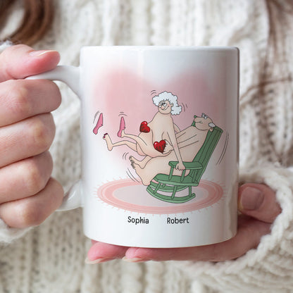 I'll Still Get Rock Hard For You Even When We're Old-Personalized Coffee Mug- Gift For Couple- Funny Couple Coffee Mug
