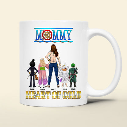 Personalized Gifts For Dad Coffee Mug Father Heart Of Gold 012KAPU260324PA