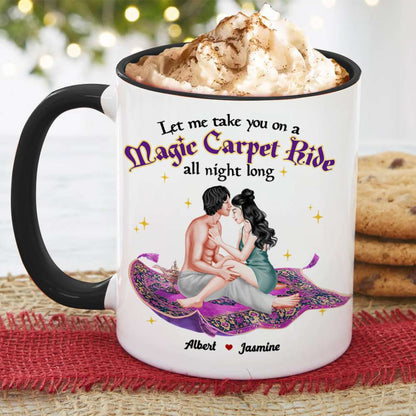 Let Me Take You On A Ride All Night Long, Couple Gift, Personalized Mug, Naughty Couple Mug 05HTHN281223PA