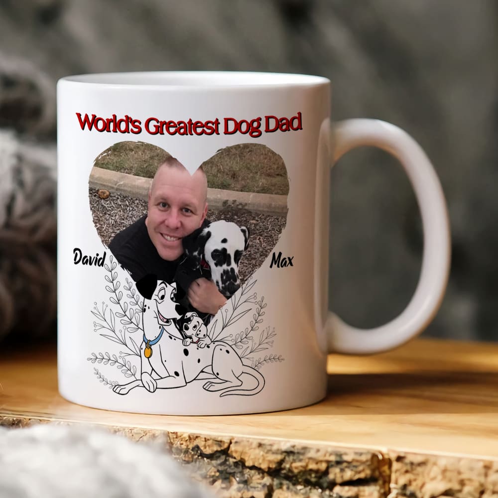 World's Greatest Dog Dad, Personalized Dog Dad Mug, Dog Lover Mug Gift, 02OHPO201223