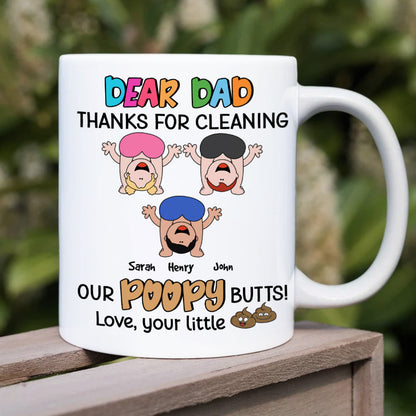Dear Dad Thanks For Cleaning Personalized Coffee Mug