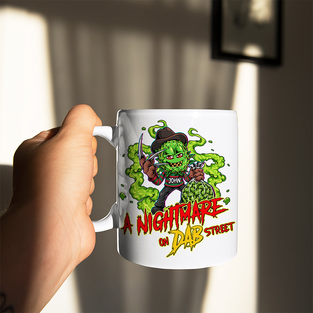 A Nightmare On Dab Street - Personalized White Mug