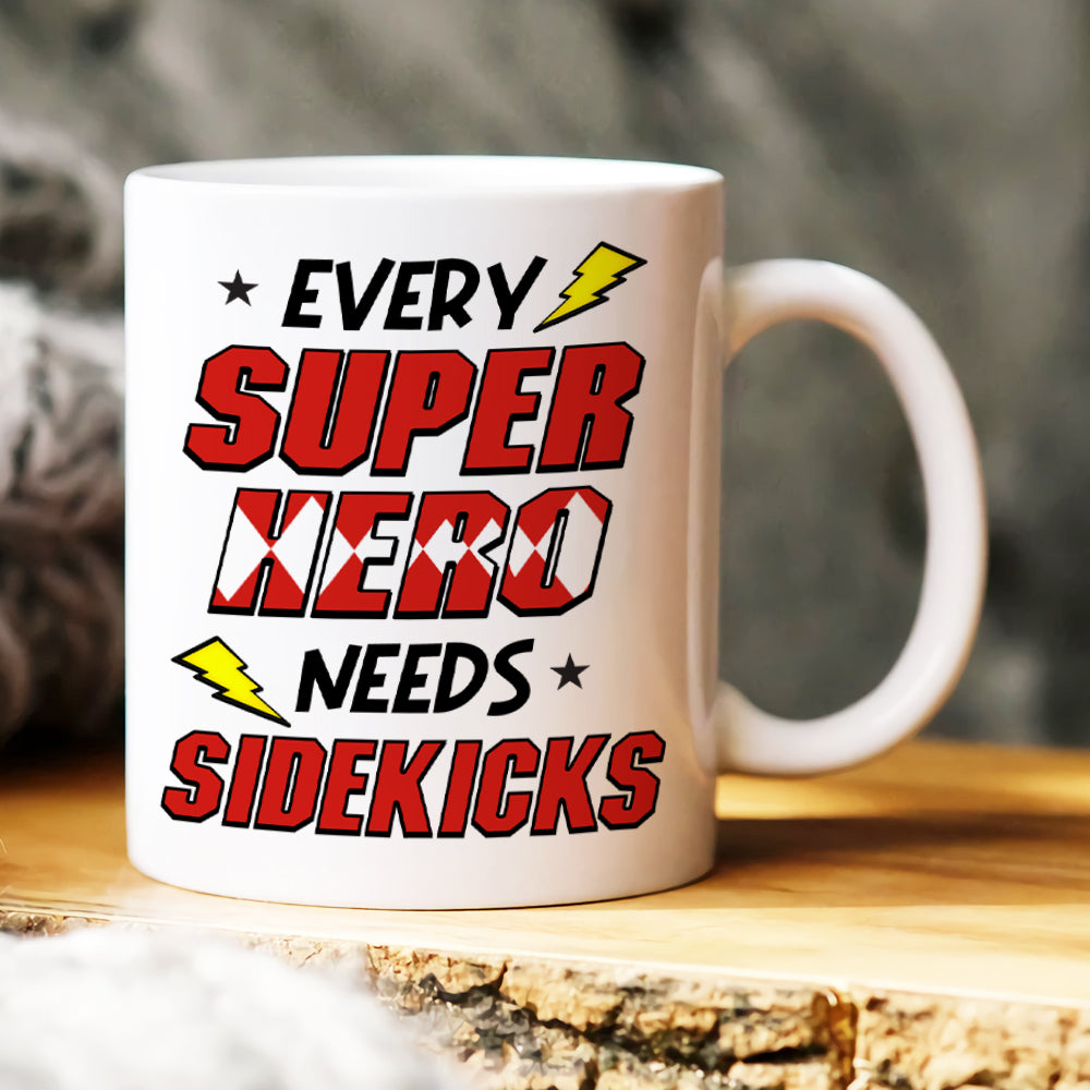 The Power Dad Need Sidekicks 01QHHN040523HH Personalized Family Mug