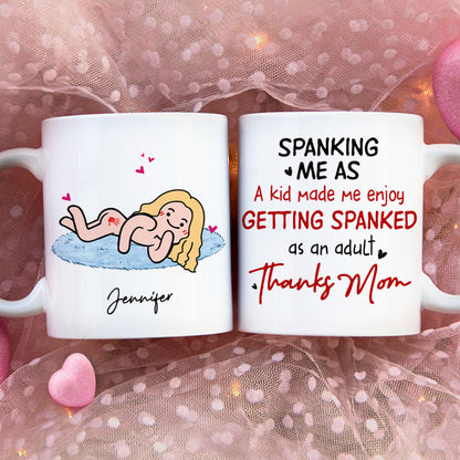 Personalized Gifts For Mom Coffee Mug Spanking Me As A Kid