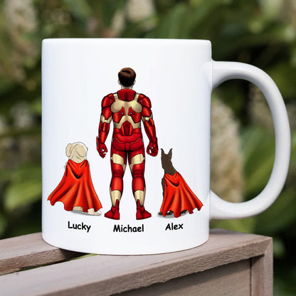 I'm A Dog Dad, Gift For Dad, Personalized Mug, Dog Lover Coffee Mug, Father's Day Mug 08DNHN210423TM