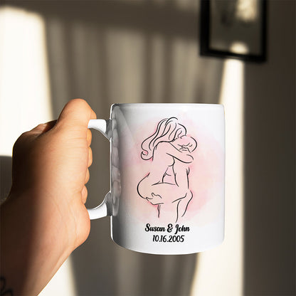 It's Not That I'm Horny All The Time, Naked Couple White Mug Happy Valentine's Day Gift For Couple