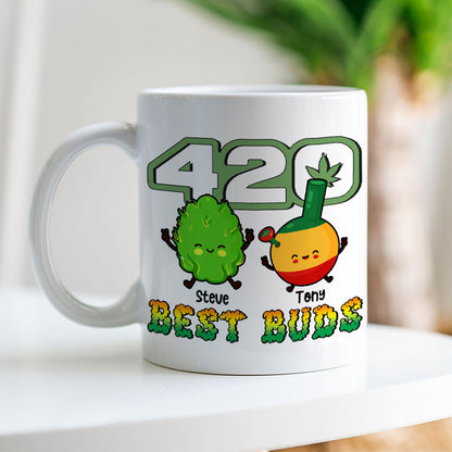 Best Buds- Gift For Friends-Personalized Coffee Mug- Friends Coffee Mug