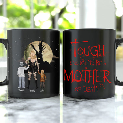 Personalized Gifts For Mom Coffee Mug Tough Enough To Be A Mother Of Death 06TOHN270224HG