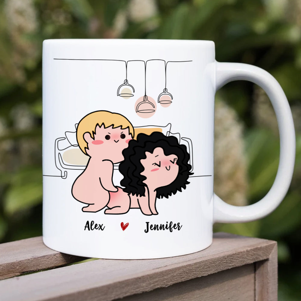 To My Beautiful Wife, Gift For Couple. Personalized Mug, Funny Couple Mug, Couple Gift