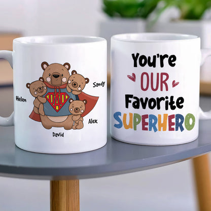 Bear Dad Personalized Coffee Mug 05nahn250423ha