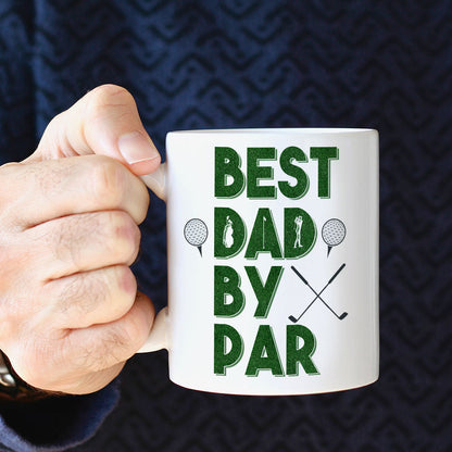 Best Dad By Par Personalized MUg, Gift For Father's Day
